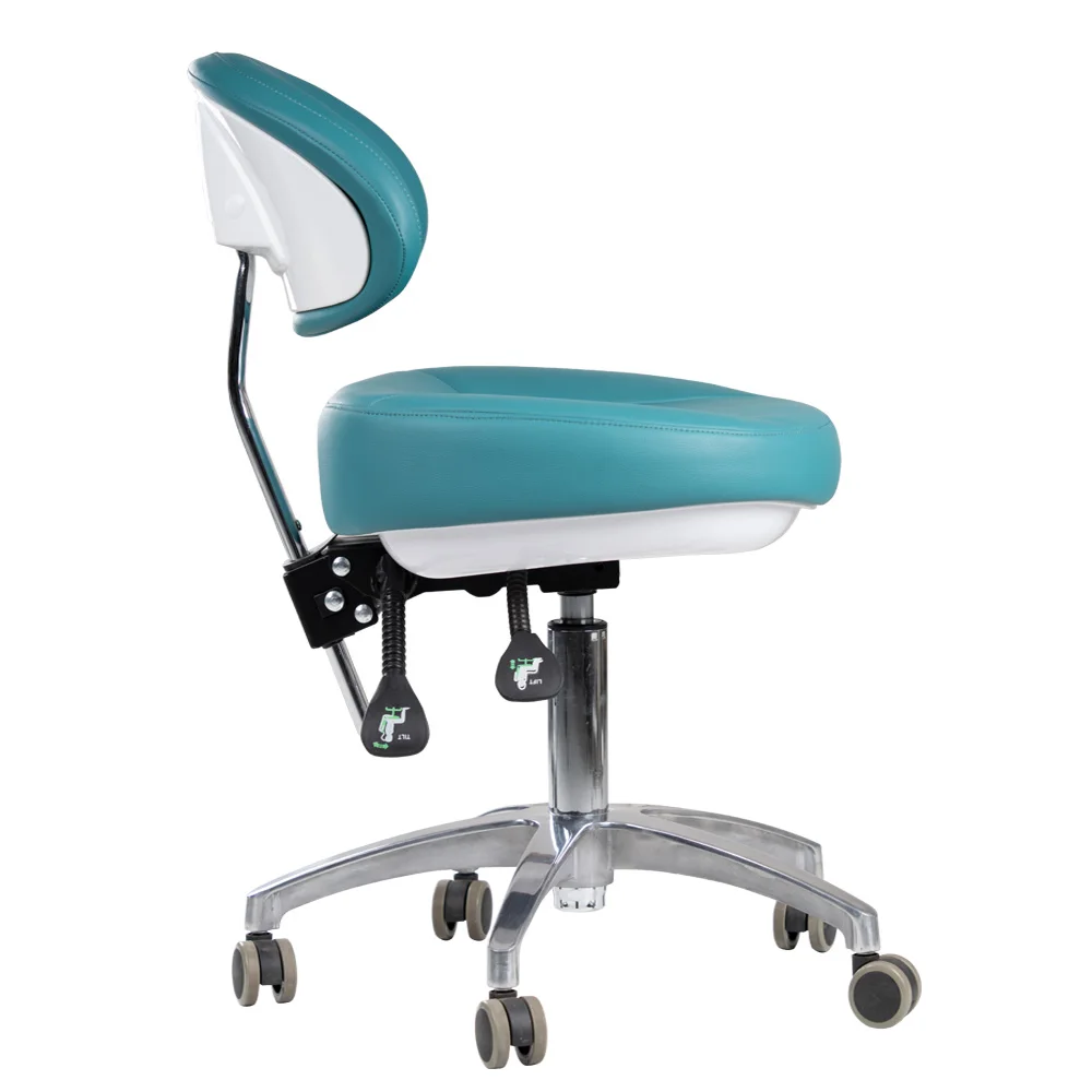 Comfortable New Dental Chair  Dentist Chair  Doctor Stool with Leather Cushion