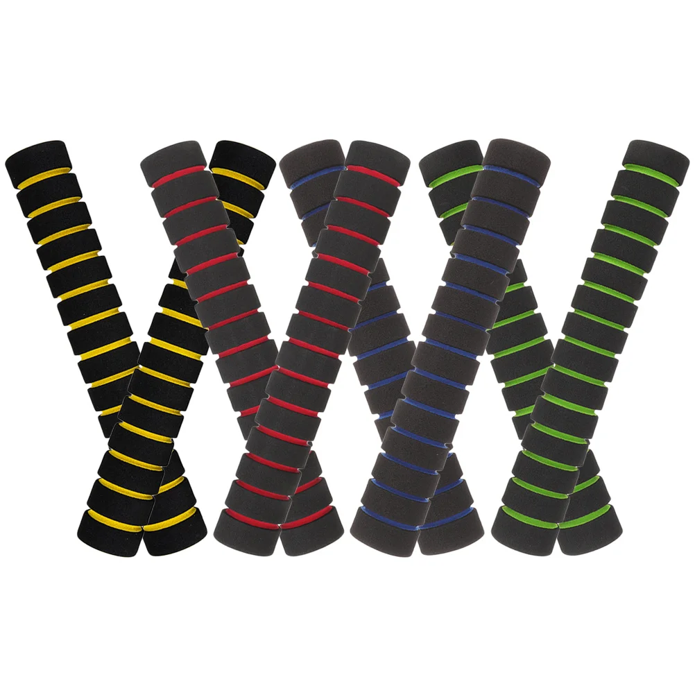 4 Pairs Colorful Handlebar Cover Paddle Sponge Absorbent Kayak Grips Protective for Handles Sleeve Water Wraps