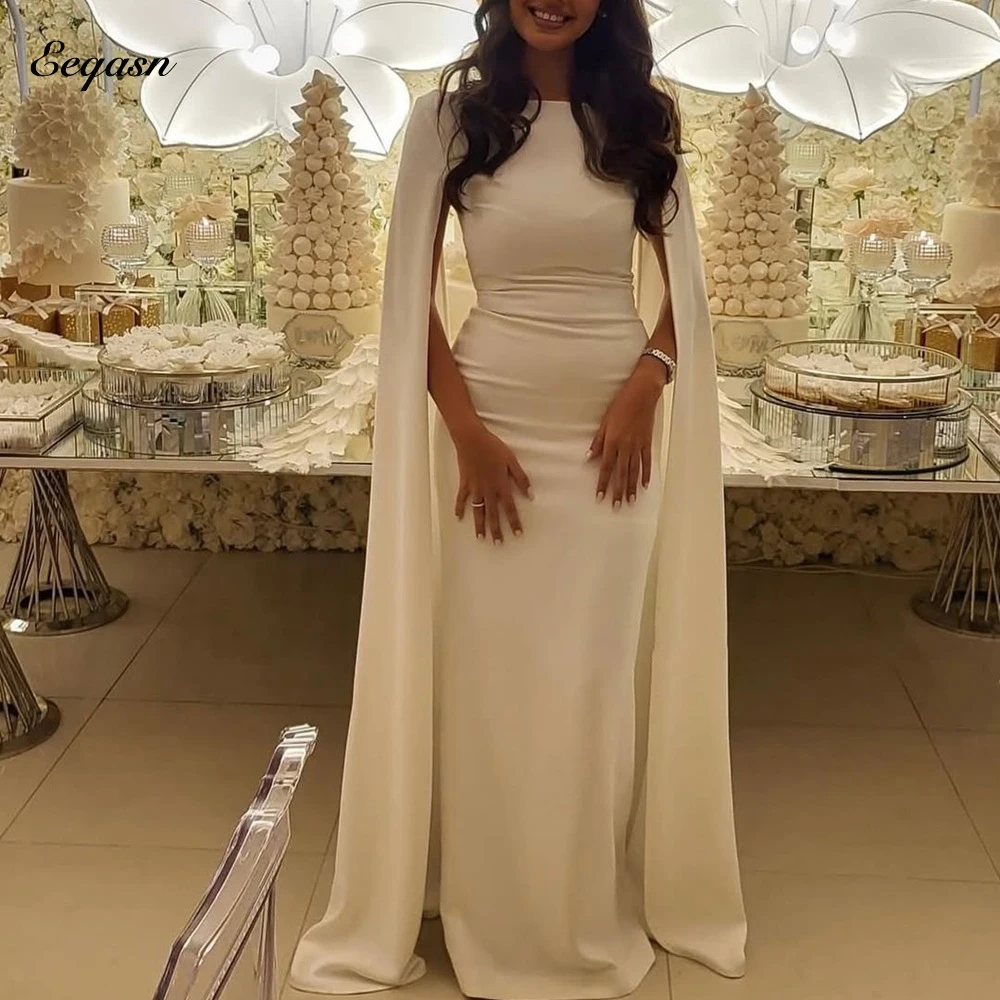 

Dubai Mermaid Evening Dress Long Spandex Satin Vestidos de noche Sharon Happy Wedding Party Dress Elegant 2025 Customized