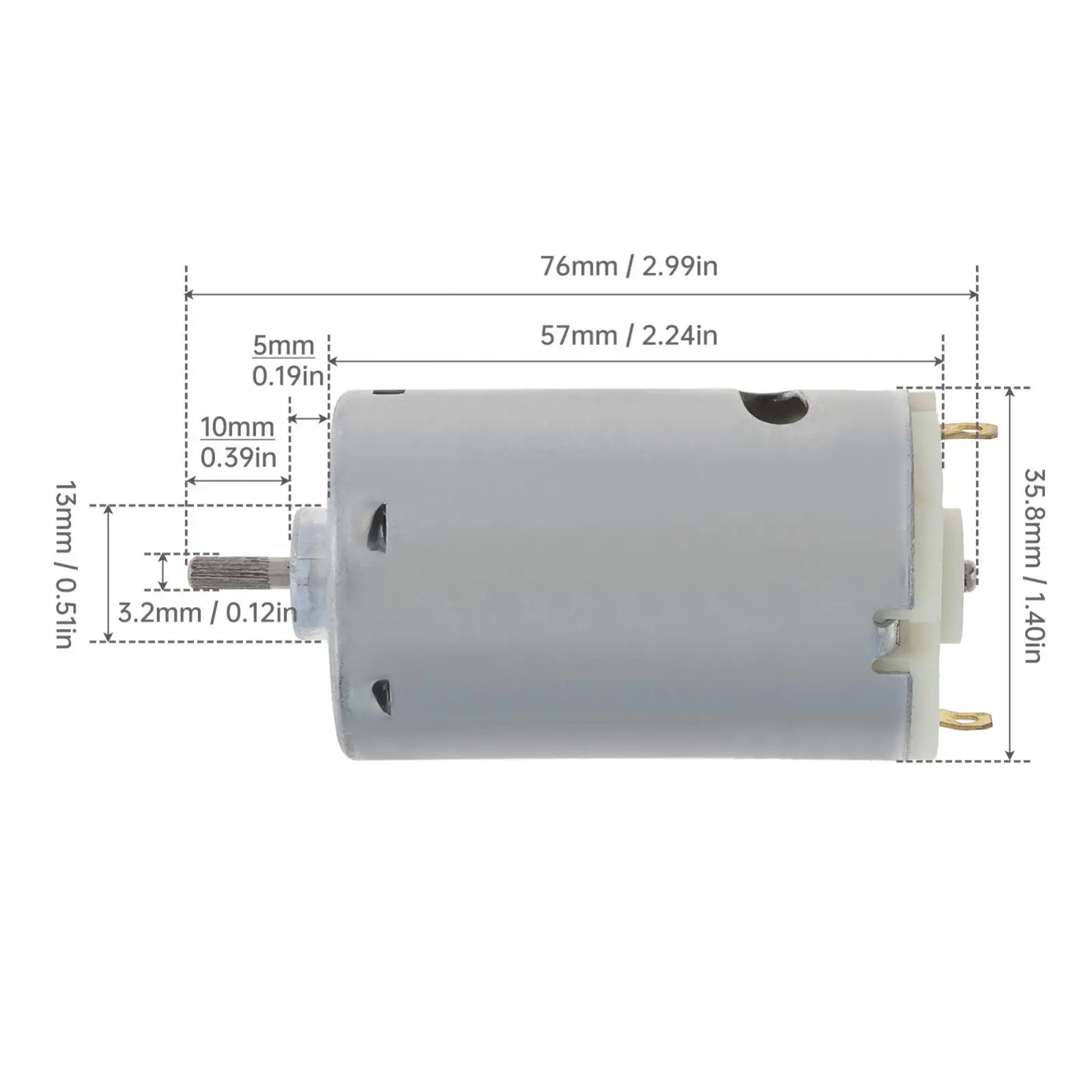 RS555 DC Motor 12V 4800RPM Mini Air Pump Micro Motor for Vacuum Pump / Pressure Pump / DIY Tools, RS-555 DC Motor