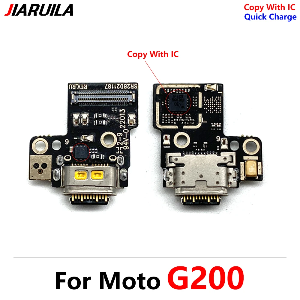 USB Charging Port Connector Board Flex Cable For Moto G200 Charging Plate Dock Connector Flex