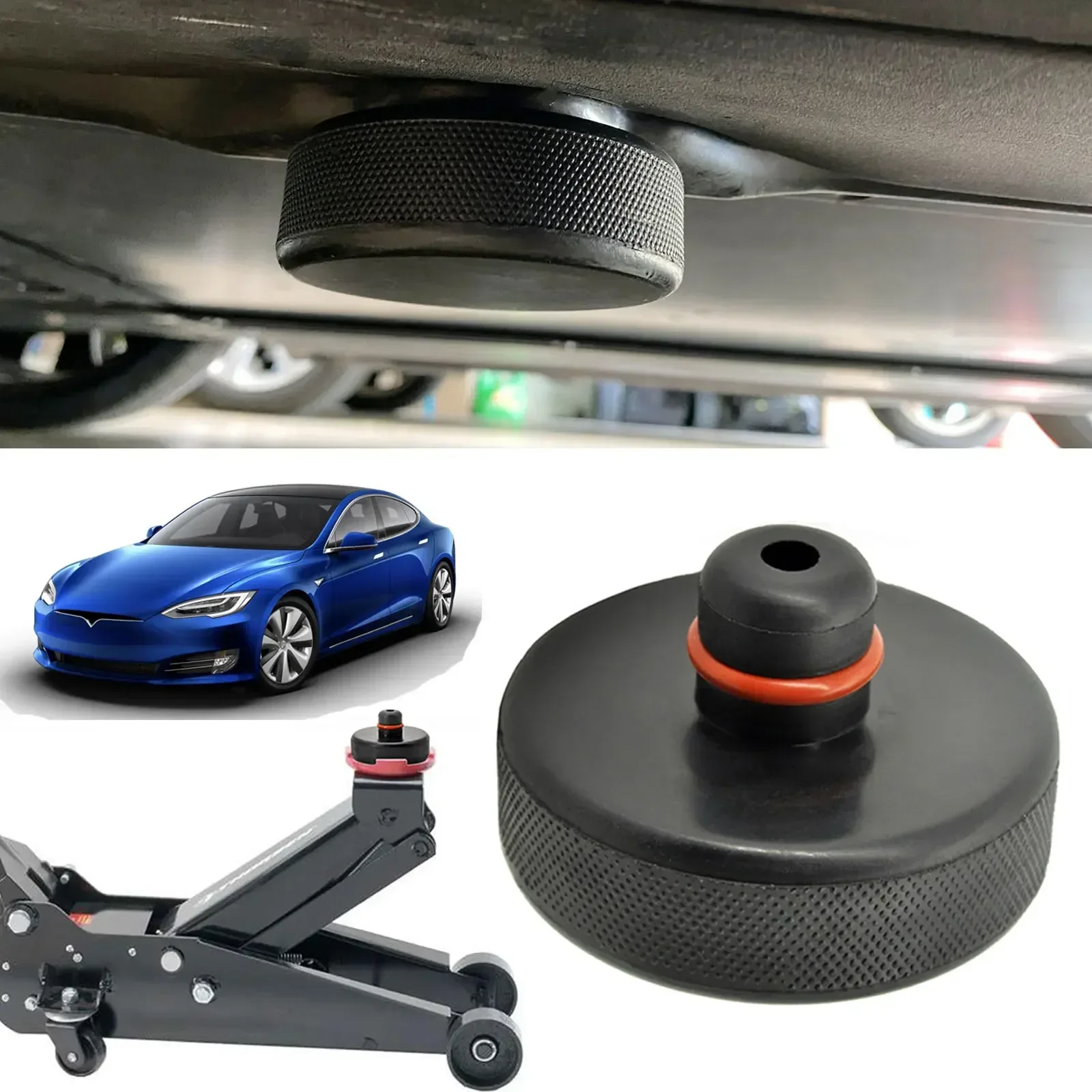 4Pcs Protects Battery And Paint Jack Pad Adapter With Storage Bag Lifting Replacement For Tesla Model 3 Y S X Lift Point Adapter
