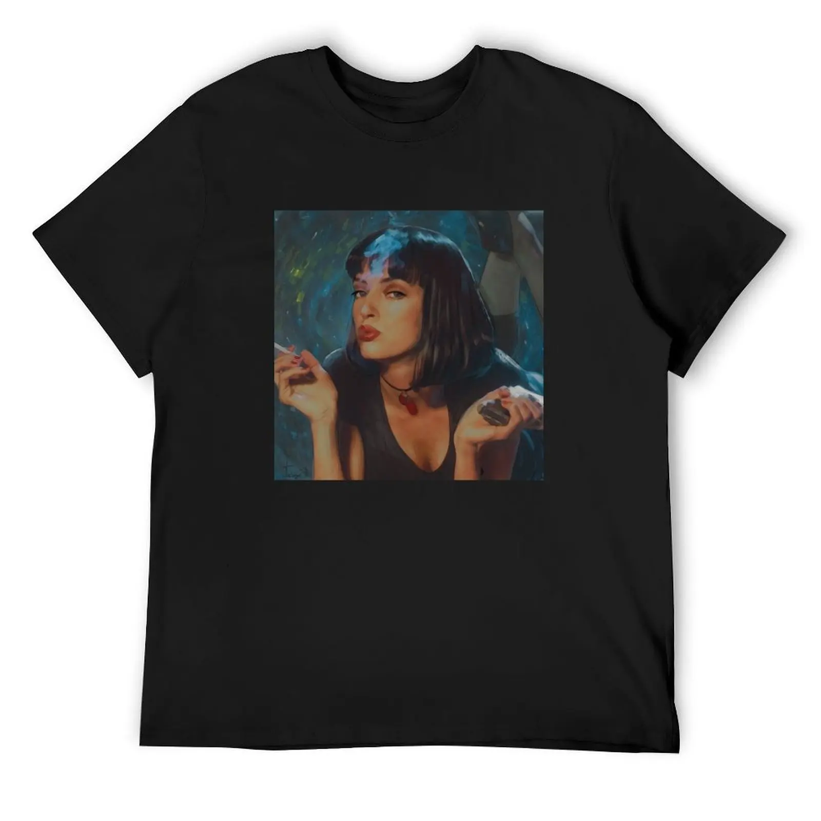 

Uma Thurman T-Shirt designer shirts summer clothes heavyweights man t shirt designer t shirt men