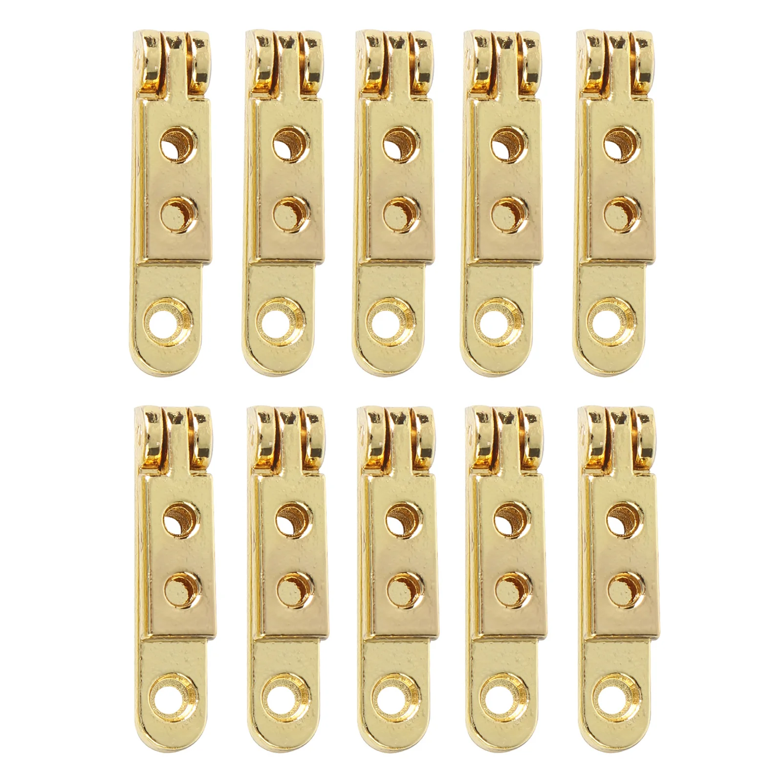 10Pcs Zinc Alloy Jewelry Box Hinge -Letter Durable Hinge for Wooden Boxes Drawers Small Cabinets Hardware