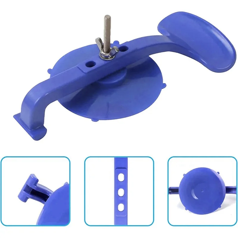 6Pc Suction Clamp Set Window Suction Cups for Sealing Rear Window to Top Convertible Glass Windshield Repair Gluing