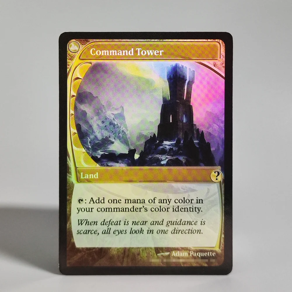 

Прокси-карты Magic: The Gathering Command Tower Land, высококачественные коллекционные карточки для настольных игр, игрушки