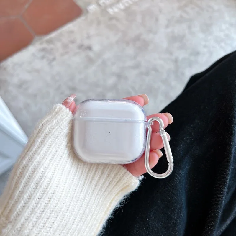 Neue, transparente, weiche TPU-Schutzhülle für Airpods 5 2026, stoßfest, mit Trageband für Airpods 5 4 Ladehülle, Schutzabdeckung – Detail 5