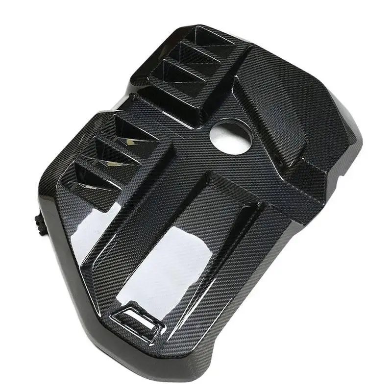 Suitable for BMW M3 M4 G80 G82 Carbon Fiber Radiator Guard Headlight Cover Engine Compartment Hood Interior Modific