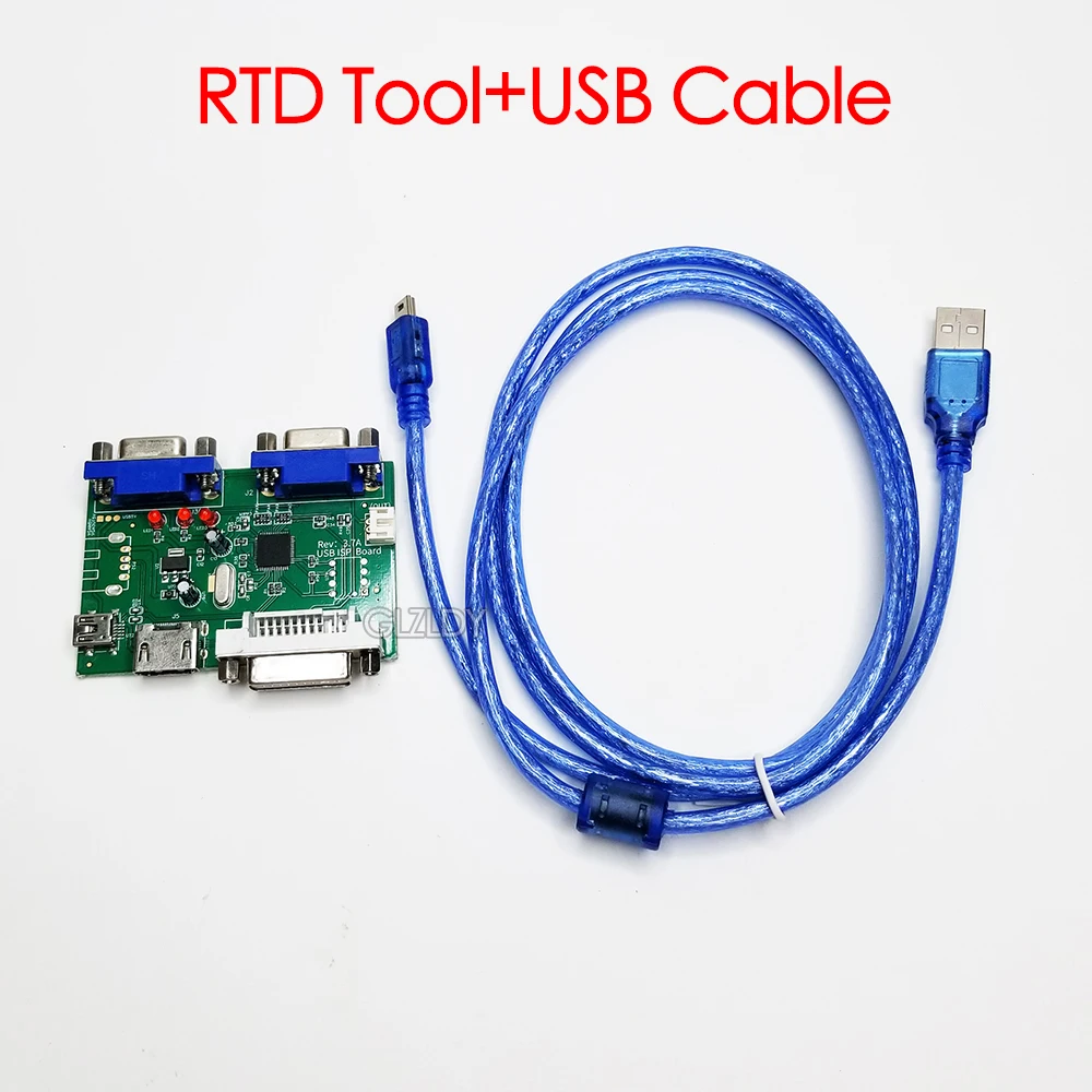 RTD-Programmierer für Realtek Debugging-Tool RTD2556 2513 2660 2795 EDP-Treiberplatine Programm Flash USB ISP Board 4K Controller-Pie