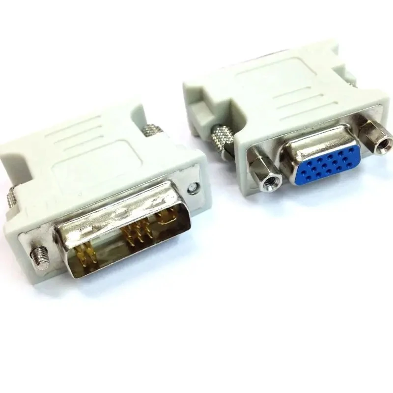 DVI To VGA Converter DVI 12+5 Male To VGA 15P Female Adapter Graphics Card To Monitor Converter DVI-A