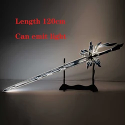 Eleven Fatui Harbingers The Captain Capitano Cospaly Luminous Weapons Game Genshin Impact Halloween Costume Prop Length 120cm