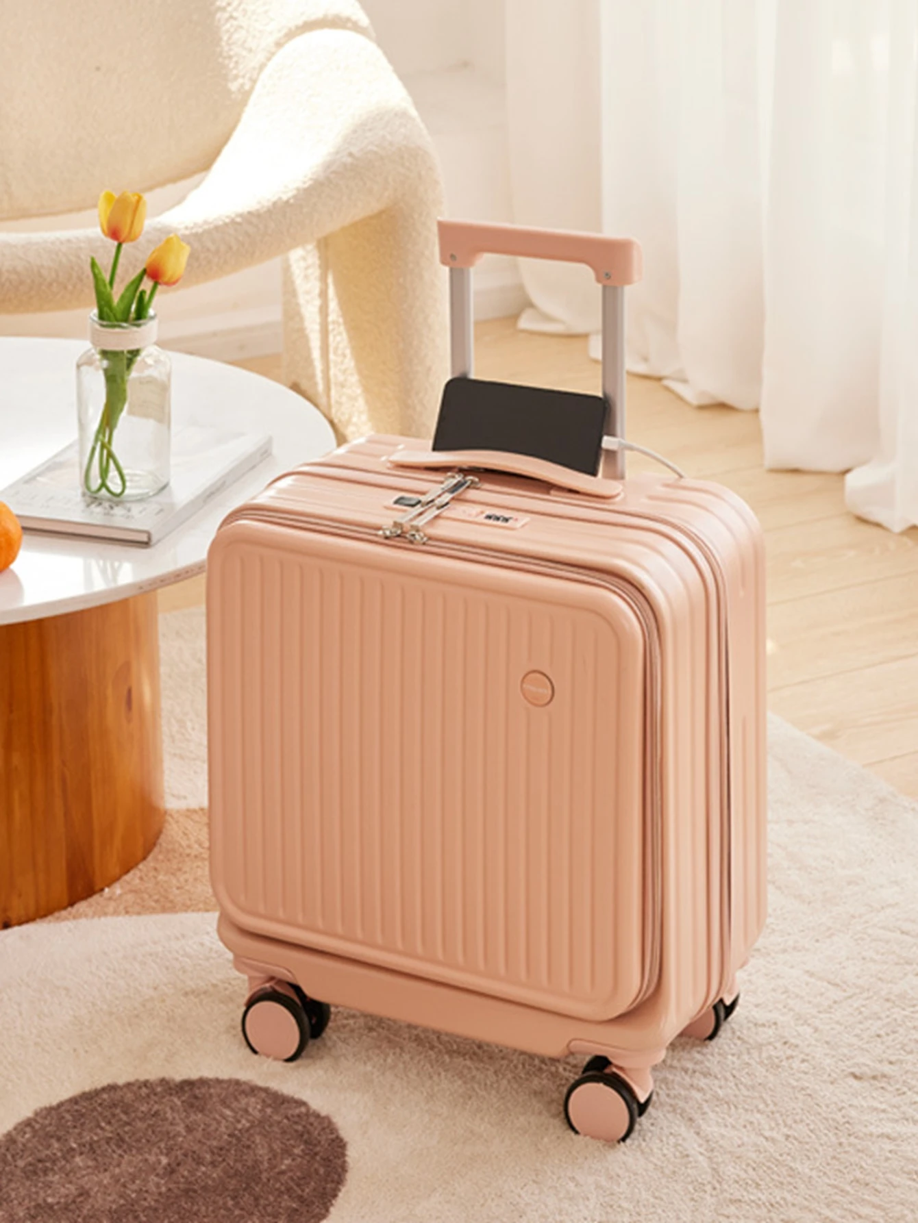 Multi-functional small fresh luggage female ins student password suitcase luggage sturdy and durable pull rod luggage