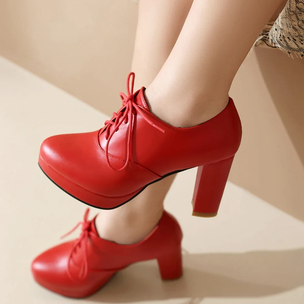 Zapatos Tacon Altos Cerrados Punta Redonda Tacones De Mujer