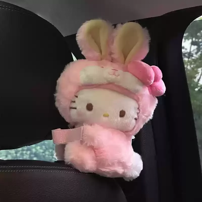 Sanrio, Hello Kitty, My Melody, Kuromi. Car Seat Covers, Car Headrests and Neck Pillows, Cute Plush Toys, Interior Decorations.