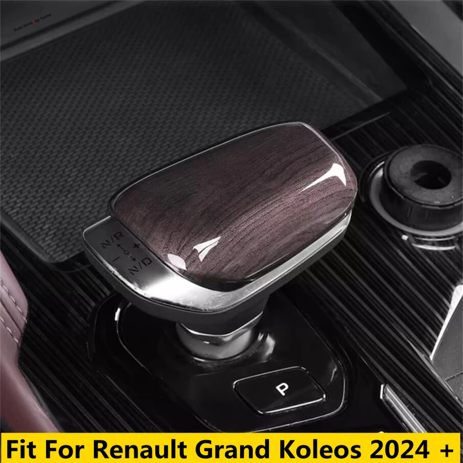

Carbon Fiber Look Gear Shift Knob Head Cover Protective Decoration Frame Trim For Renault Grand Koleos 2024 2025 Car Accessories
