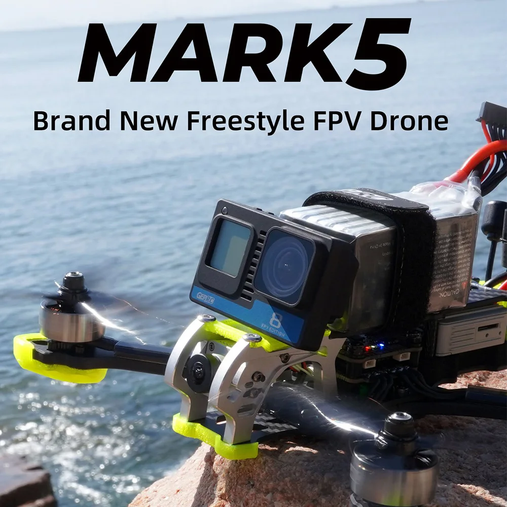 

GEPRC GEP-MK5 Frame Parts for GEPRC Mark5 FPV Drone Original Accessories Fore Arm/Screw Pack/Bottom Plate/VTX printing parts