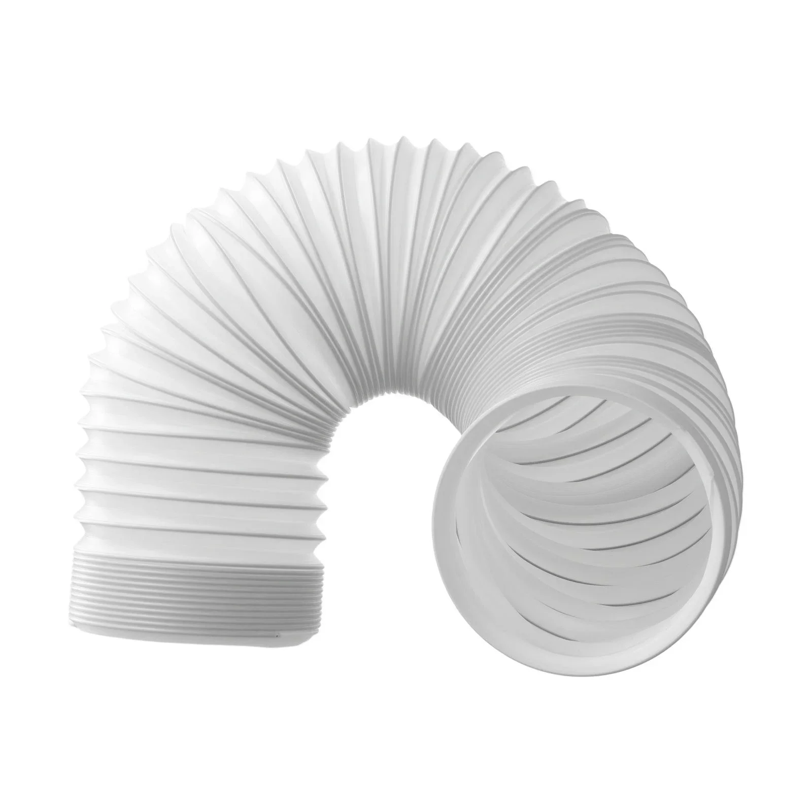 Tubo de escape de aire acondicionado, extensión de conducto, portátil, blanco, Extra largo, mejora del hogar, PVC + alambre de acero
