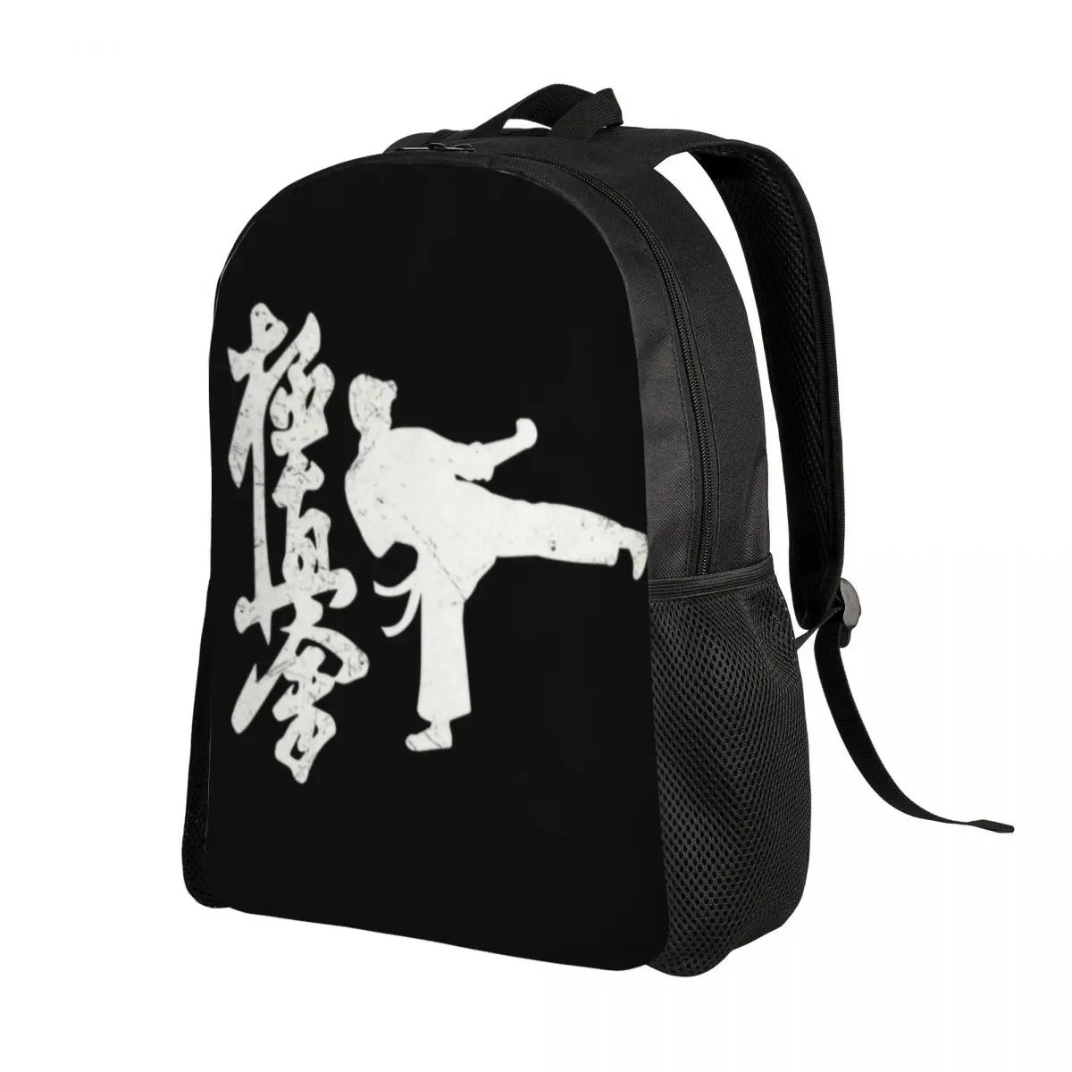 Martial Arts Kyokushin Karate Backpack for Women Men Waterproof College School Fighter Bag Print Bookbags