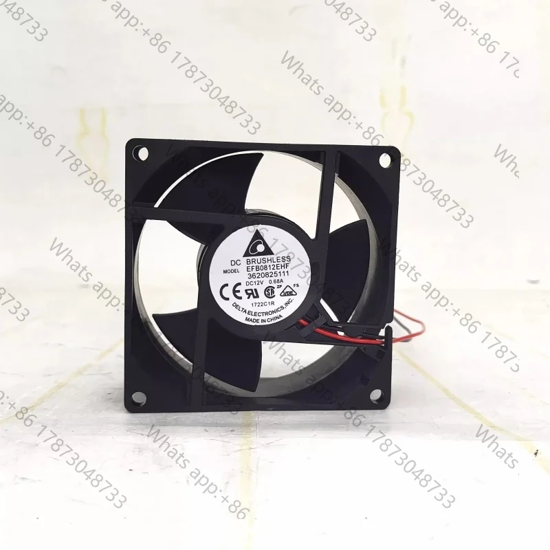 Tool PartsOriginal EFB0812EHF 8032 8cm DC12V 0.68A double ball bearing server cooling fan