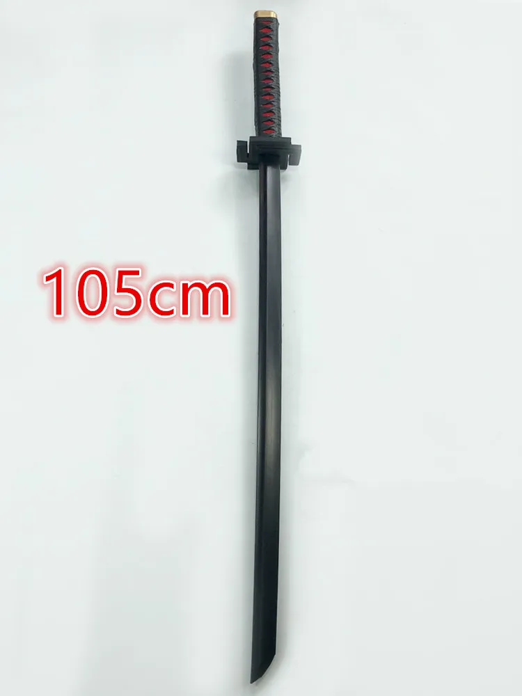  Sword Kurosaki Ichigo Sword Sky Lock Moon Knife 105cm Zanpakutou Ninja Katana Knife Sword Weapon PU Toy Unsharpened