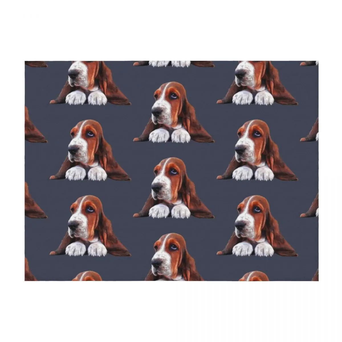 

Basset Hound Puppy Dog Throw Blanket Blankets For Sofas Summer Beddings Thermal Summer Blankets