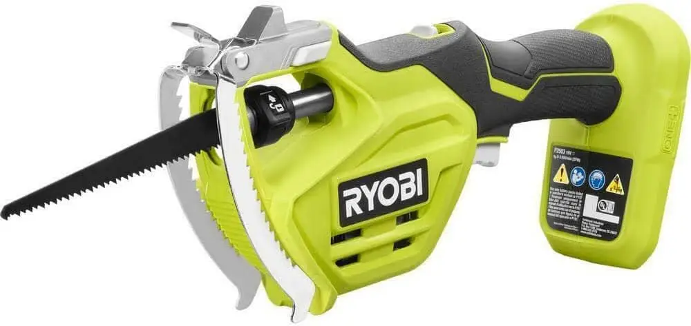 

Ryobi One+ 18V Cordless One Handed Recip Saw Pruning Ergo Design P2503