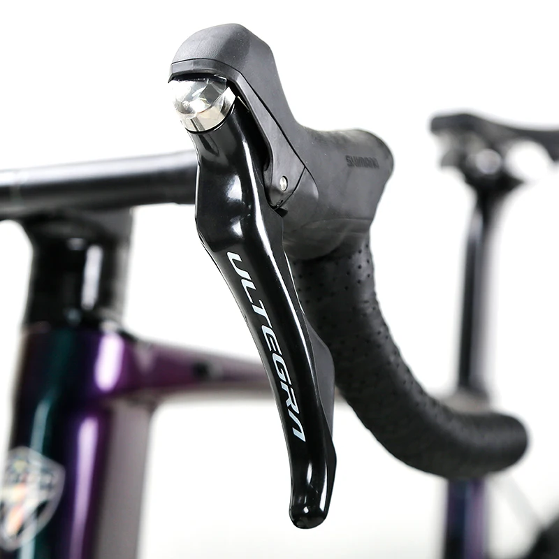2022 High-end 700C Carbon Road Bike Ultegra 22speed aero Road Bicycle with Inner Cables Carbon Handle Carbon Wheels