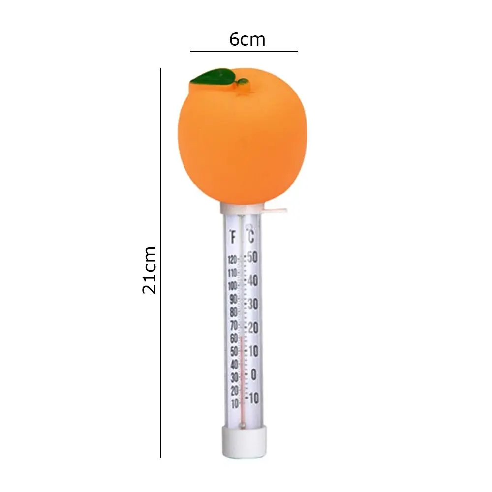 Cartoon Reinigingstool Multifunctionele Float Thermometer Zwembadthermometer Watertemperatuurmeter Binnen Binnen