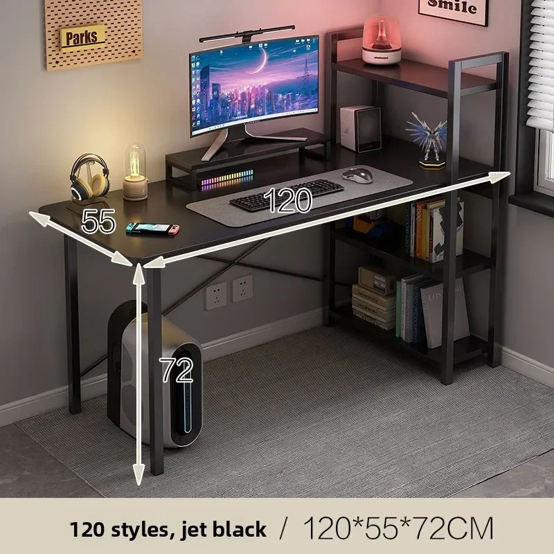 Multi-functional Gaming table Computer table Desktop desk Bookshelf table Game table Writing table