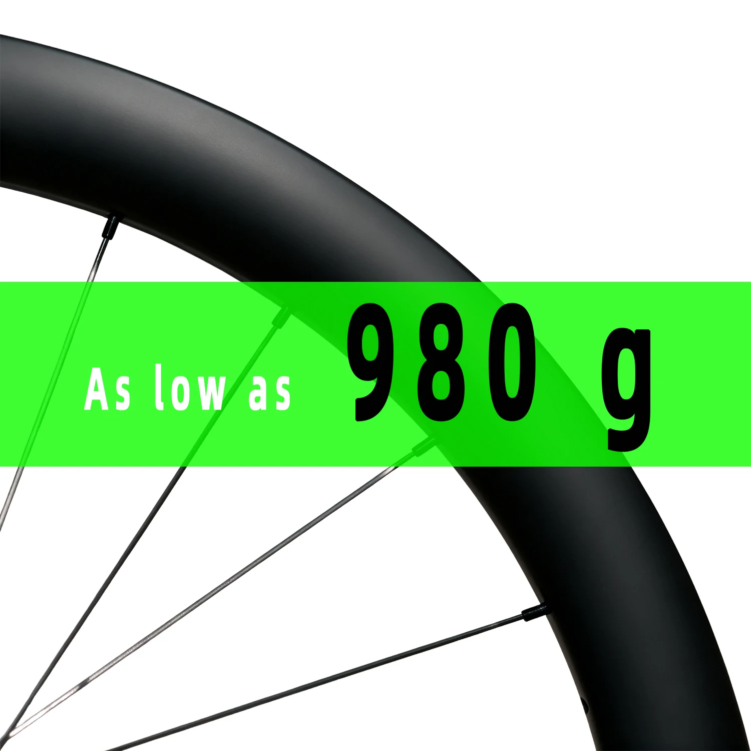 As low as 980g Ultra-light Hand-built 700c Carbon Aero Gravel Wheelset, Clincher/Tubeless Ready, Center Lock Disc, Road Racing