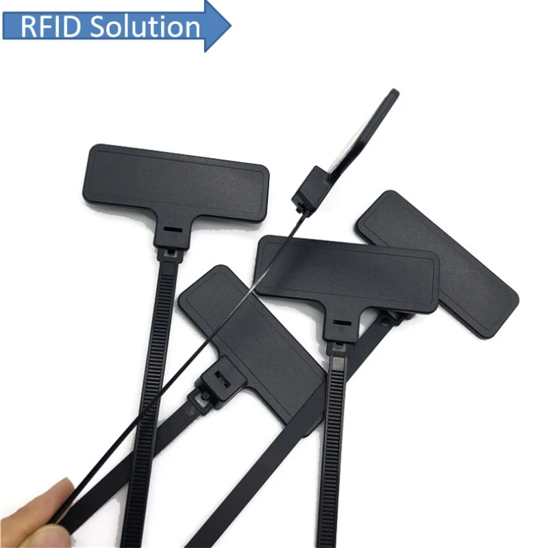 promotion Cable Tie RFID Tag tamper-proof seal lock waterproof Durable UHF rfid cable tag for Pallet logistics warehouse tree