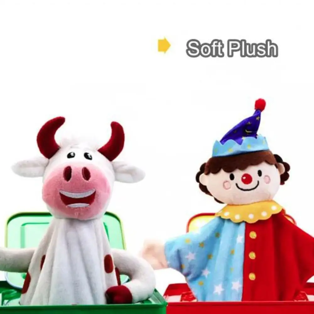 Met muziek Muzikaal speelgoed voor kinderen Metaal Vroeg onderwijs Klassieke muziekdoos Montessori Cartoon Jack in de doos Meisje Jongen Verjaardag