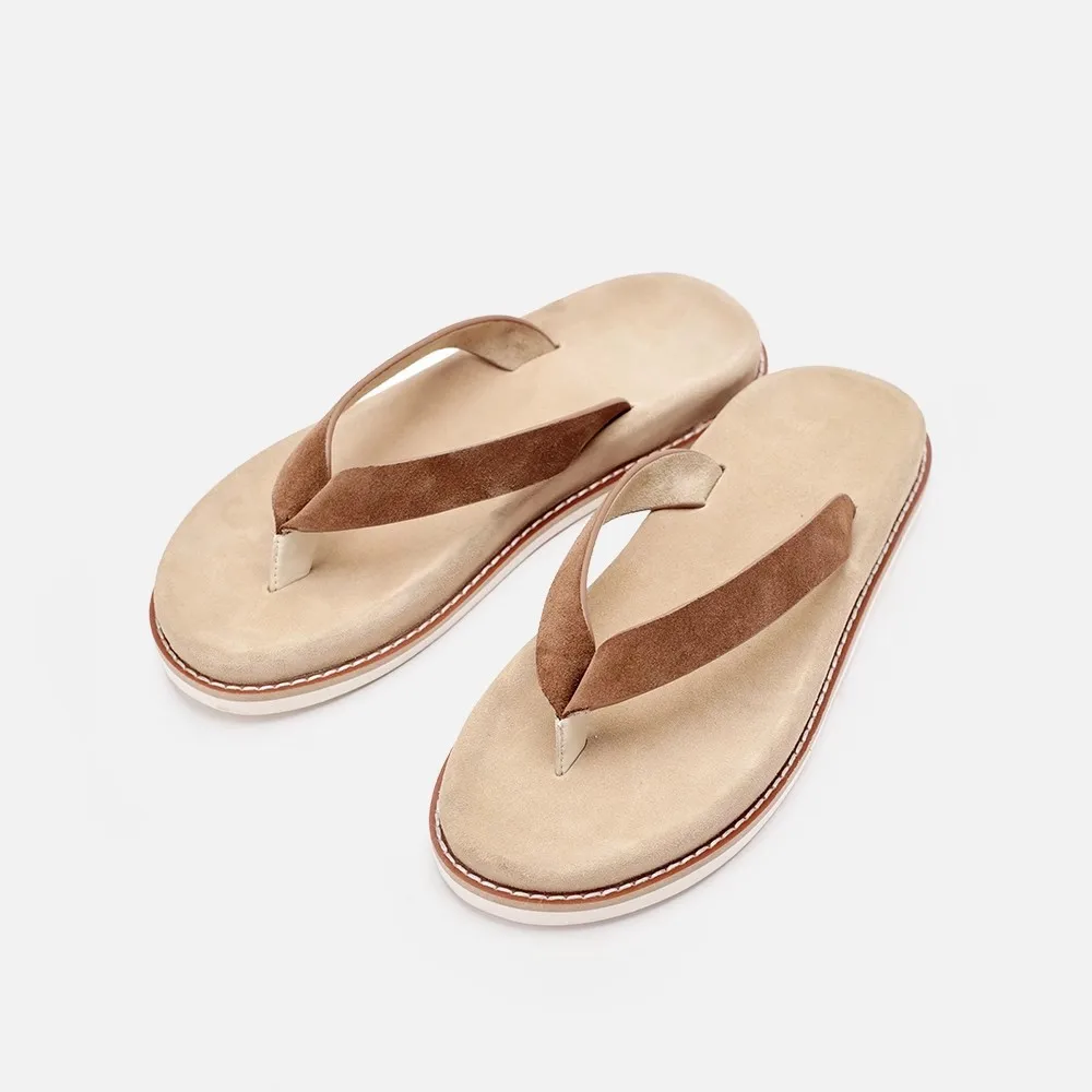 

Шлепанцы, новые весенне-летние сандалии высокого качества из натуральной кожи для мужчин, мужские сандалии в британском стиле ретро, тапочки, мужская обувь