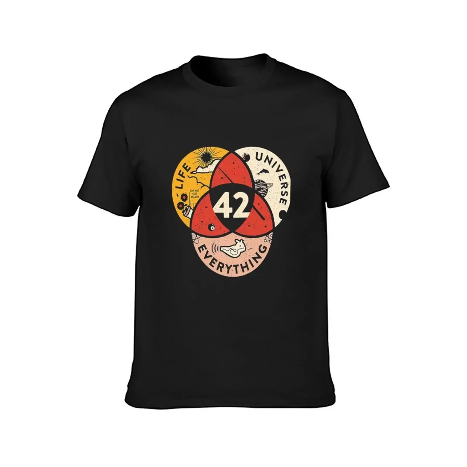 42 The Answer To Life The Universe And Everything T-Shirt tops plus sizes cute tops customs mens t shirt graphic