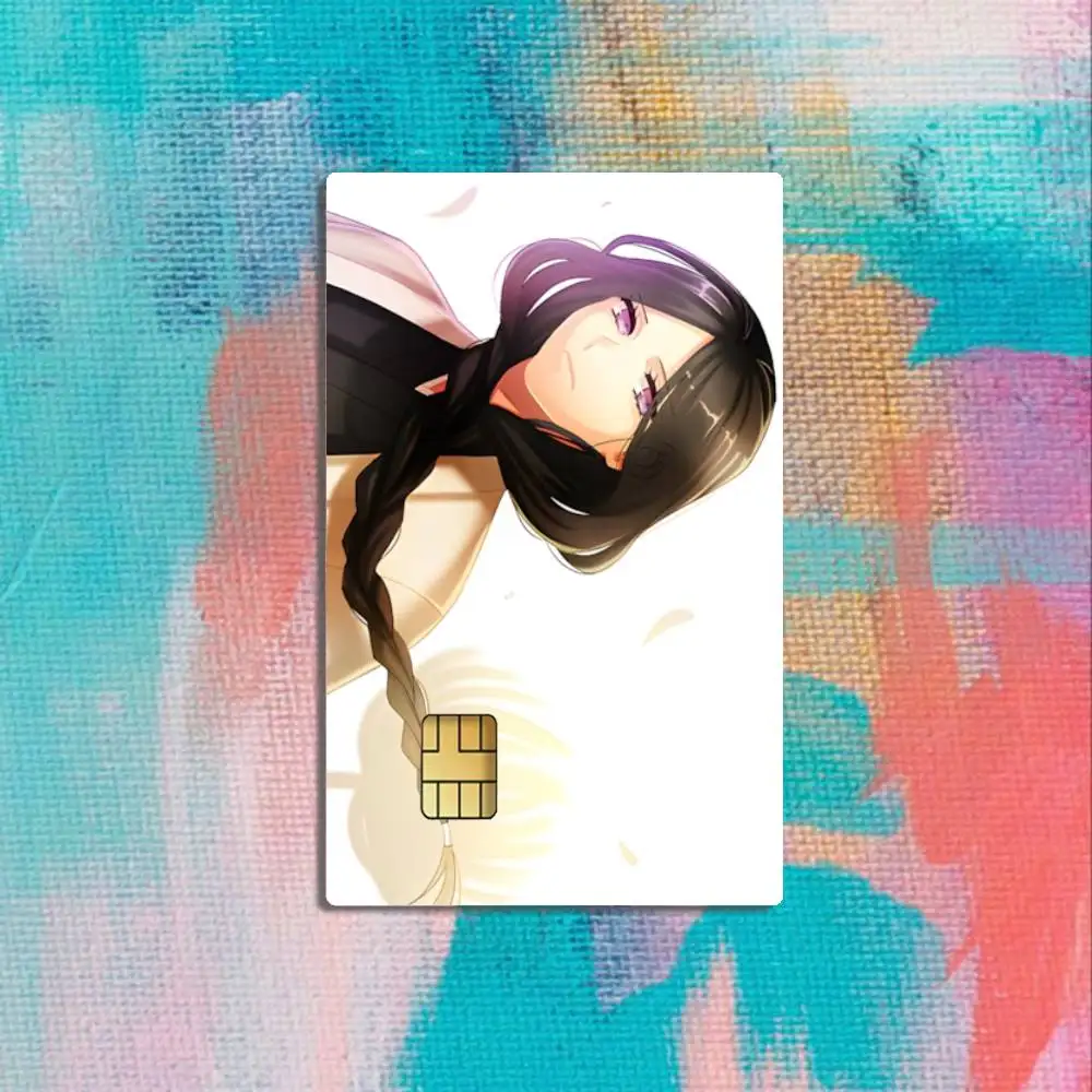 B-Bleach Retsu UnohanaS بطاقة ملصقات الائتمان فيزا الخصم البنك بطاقة شحن حافلة مترو ملصق مضاد للمياه صائق الديكور