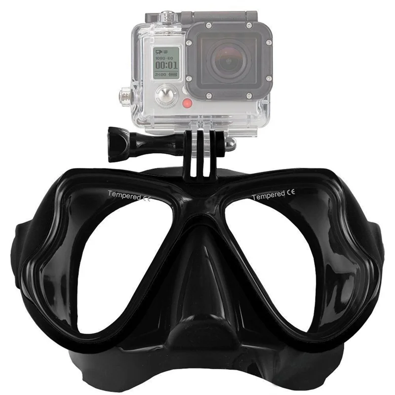 Professional Underwater Camera Diving Mask Scuba Snorkel Swimming Goggles for Gopro Hero 1/2/3/3+/4 Sports Camera