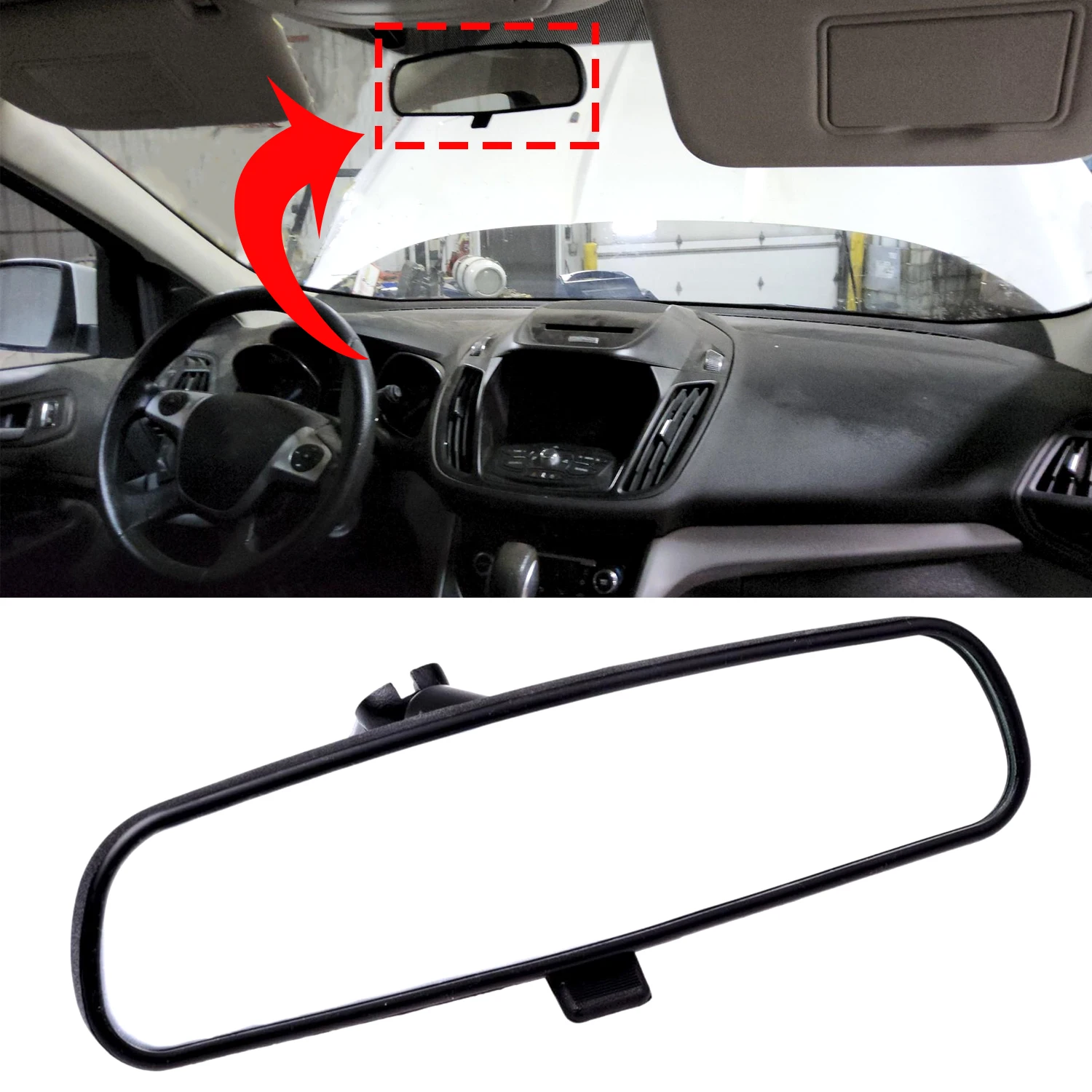 

Car Interior Rearview Mirror For Ford C-Max Escape Focus Mustang Transit Connect 2001-2019 Mercury Mariner 2005-2011 6U5Z17700B