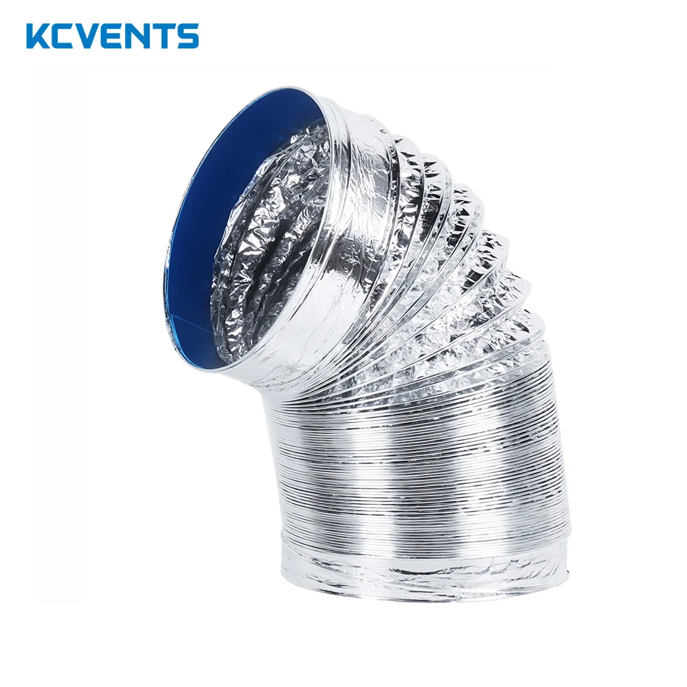 10M 4/5/8-inch Ventilation aluminum foil pipe range hood duct smoke exhaust pipe aluminum foil hose ventilation exhaust fan duct