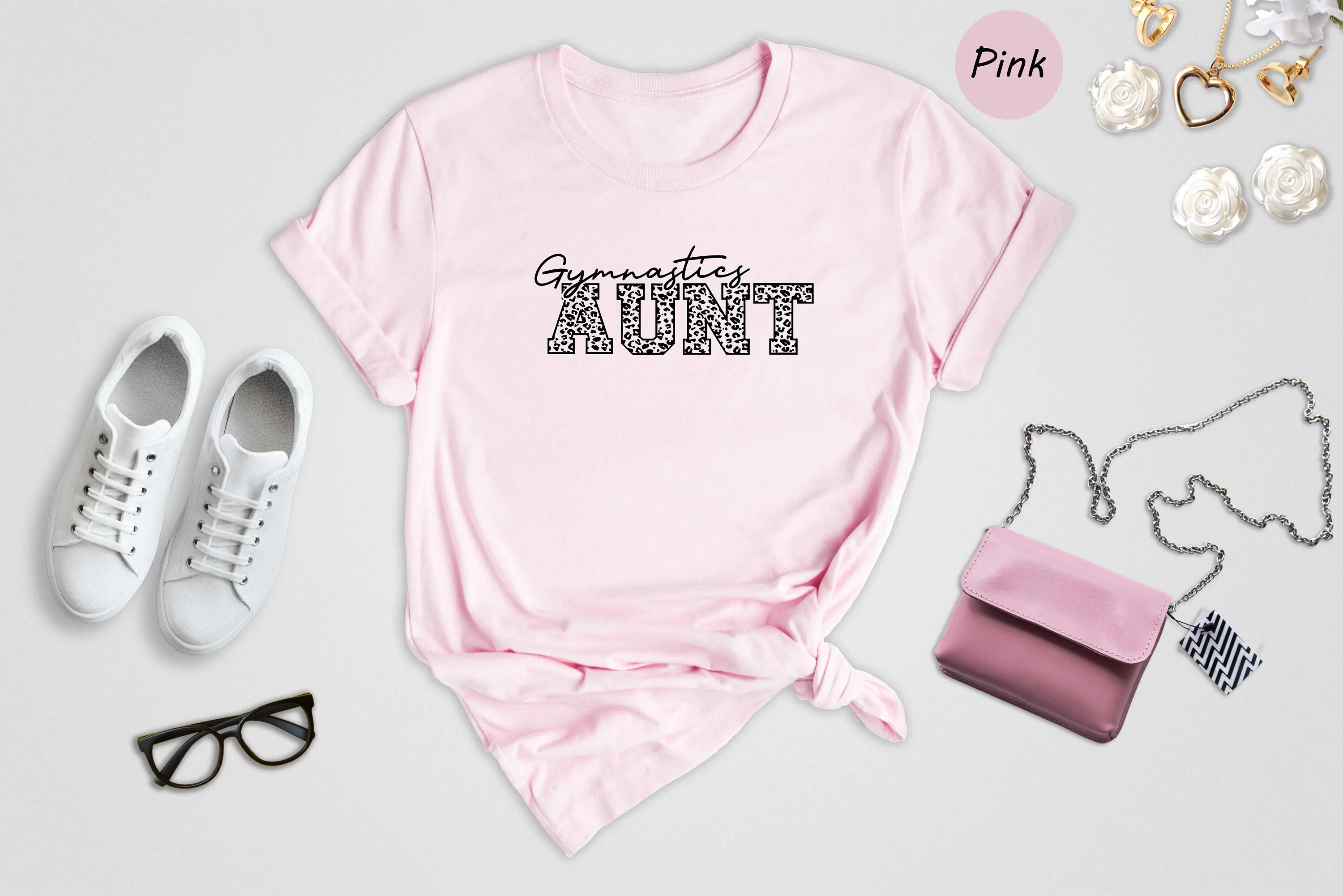 Gymnastics AunT T Shirt Gymnast Life Funny Auny s