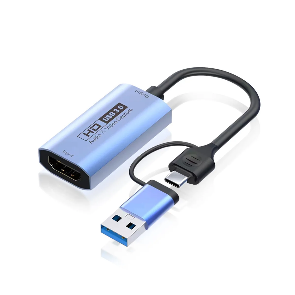 

4K 60Hz Video Capture Card USB3.0 Capture Card HDMI-Compatible HD Capture Card Game Live Recording Video Collector