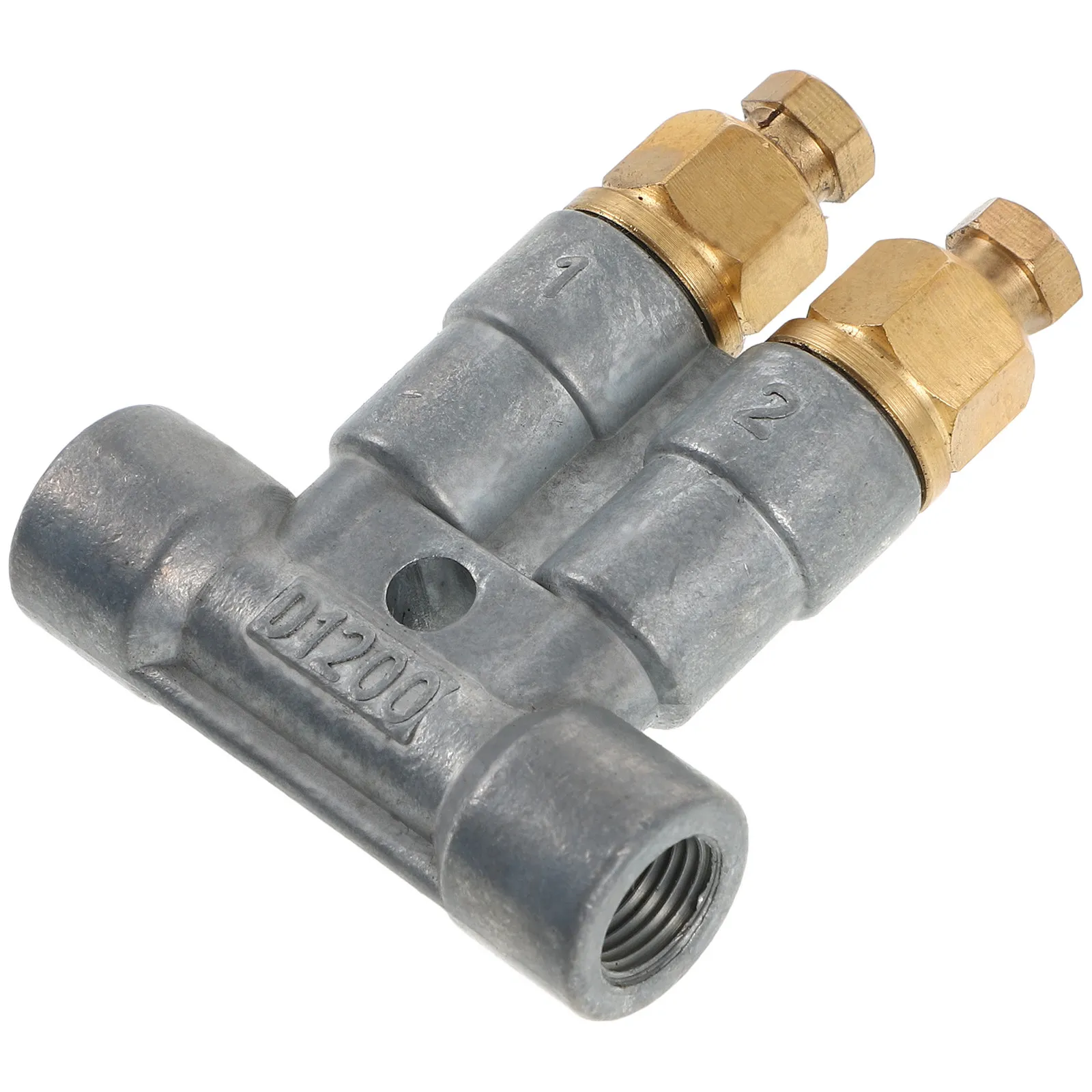 

2 Way Pressurized Oil Distributor Valve Hydraulic Diverter for Smooth Machinery Operation High Efficiency Lubrication Component