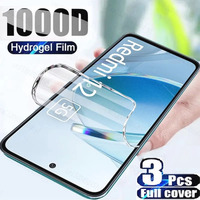 3PCS Hydrogel Film For Xiaomi Redmi 12 5G 12C 11 11A 10A 10C 11 10 Prime Screen Protector On Redmi 12 Protective Film