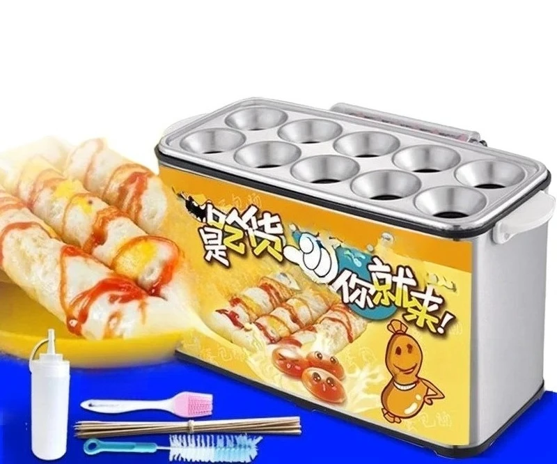 Cooking Eggs Cup Sausage Machine Electric Automatic Omelette Egg Roll Maker
