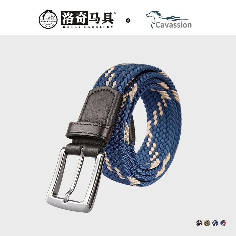 Elastic woven Waist Band Equestrian belt Multi-size adjustable belt without drilling Simple atmosphere fashion Waist Band8112011