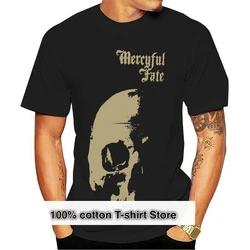 Mercyful Fate King Diamond Men Black T-Shirt Heavy Metal Band Tee Shirt Unisex Loose Fit Tee Shirt