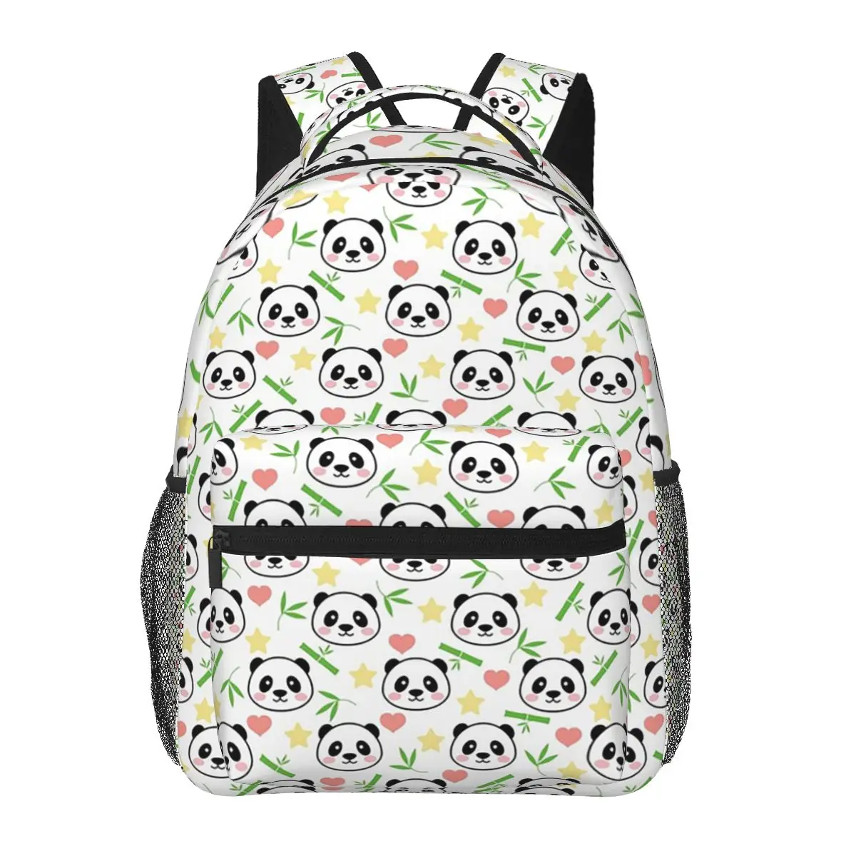

Cartoon Panda And Bamboo Pattern Student Backpack School Bag Hiking Travel Daypack for Boys Girls Fashion Bookbag Shoulder Bags