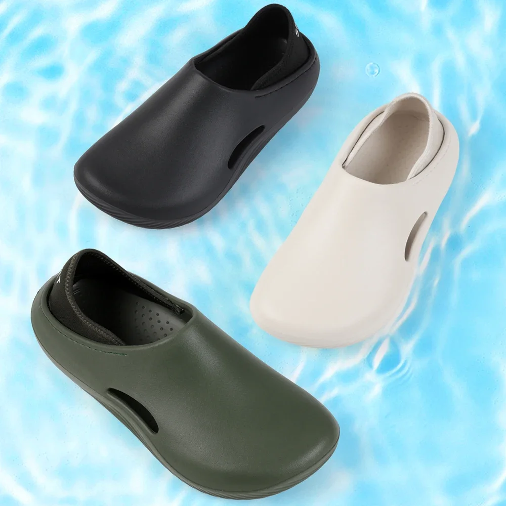 

2025 New Men Slides Summer Sandals Designer Luxury Indoor Comfortable Casual Shoes Slip on Flats Thick Sole Men Slipper Shoes