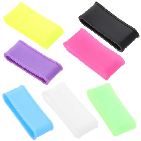 7Pcs 테니스 그립 링 배드민턴 실리콘 그립 밴드 라켓 액세서리 NonSlip Overgrips 작고 편안한 안정성