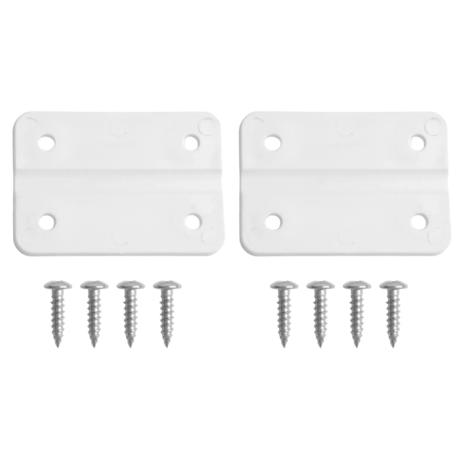 2pcs Plastic Hinge Replacement With Stainless Screws Kit For Thermo Box Hinge Folding Screws Furniture Hardware