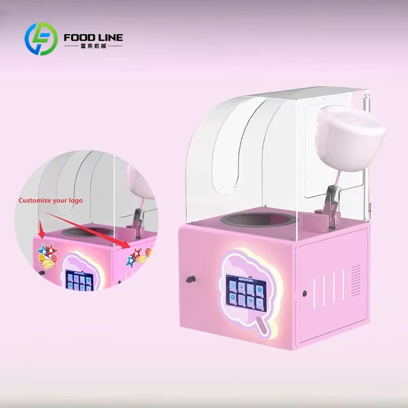 Customized High Quality Semi-Automatic Cotton Candy Machine Efficient Convenient Candy Floss Maker Ideal